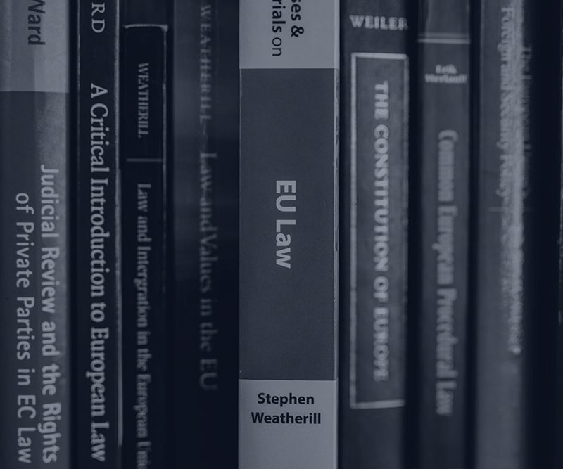 EU law legal books (photo credit: Krists Luhaers)